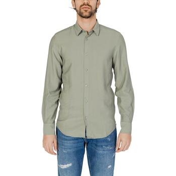 Abbigliamento Uomo Camicie maniche lunghe Antony Morato NAPOLI MMSL00721-FA400082 Verde