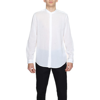 Abbigliamento Uomo Camicie maniche lunghe Antony Morato SEOUL MMSL00724-FA400092 Bianco