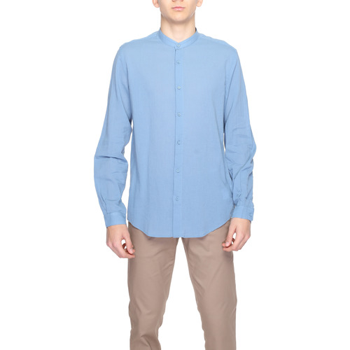 Abbigliamento Uomo Camicie maniche lunghe Antony Morato SEOUL MMSL00724-FA400092 Blu