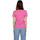 Abbigliamento Donna T-shirt maniche corte Only Onlteresa Reg S/S Teddy Box Jrs 15316954 Rosa