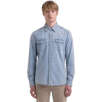 Abbigliamento Uomo Camicie maniche lunghe Replay M4981 .000.26C 64A Blu