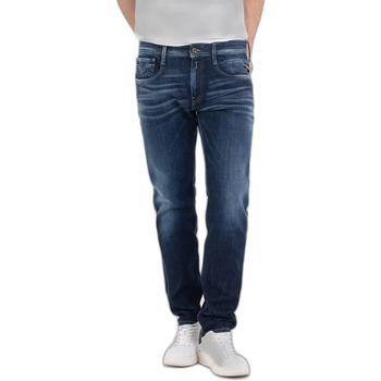 Abbigliamento Uomo Jeans slim Replay ANBASS M914Q .000.141 532 Blu