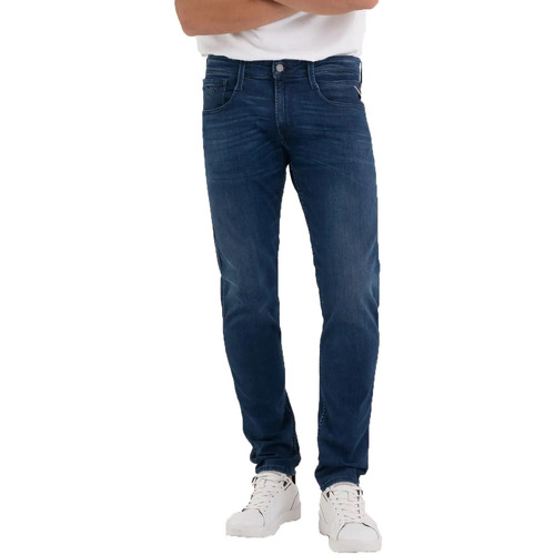 Abbigliamento Uomo Jeans slim Replay ANBASS M914Y .000.41A 620 Blu