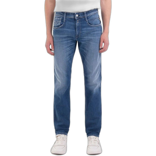Abbigliamento Uomo Jeans slim Replay ANBASS M914Y .000.573 64G Blu