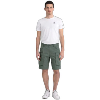 Abbigliamento Uomo Shorts / Bermuda Replay JOE M9907 .000.84387 Verde