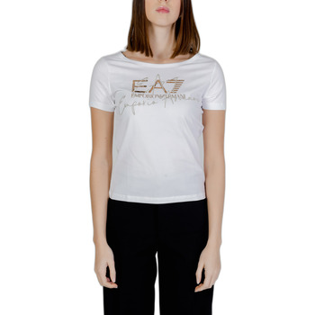 Abbigliamento Donna T-shirt maniche corte Emporio Armani EA7 3DTT26 TJFKZ Bianco