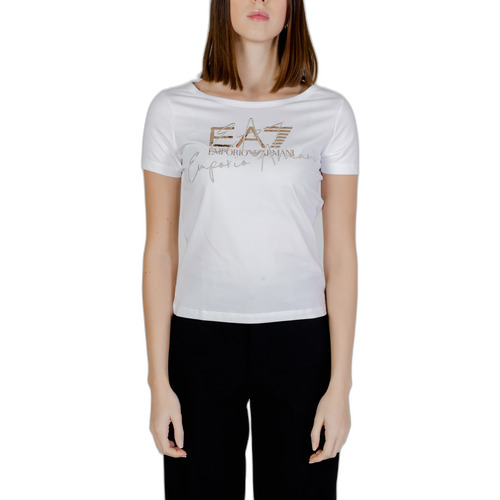 Abbigliamento Donna T-shirt maniche corte Emporio Armani EA7 3DTT26 TJFKZ Bianco