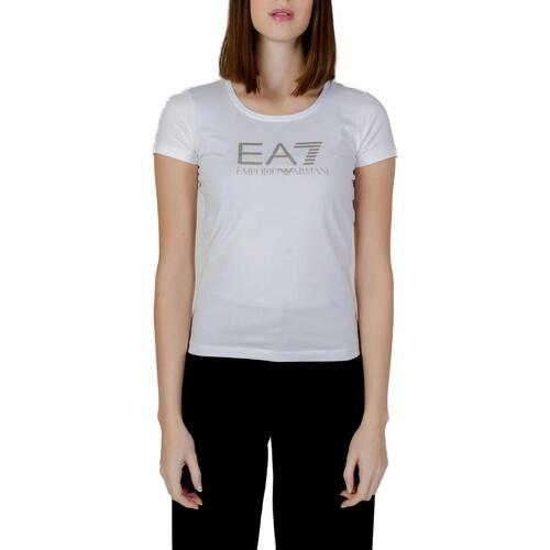 Abbigliamento Donna T-shirt maniche corte Emporio Armani EA7 8NTT66 TJFKZ Bianco