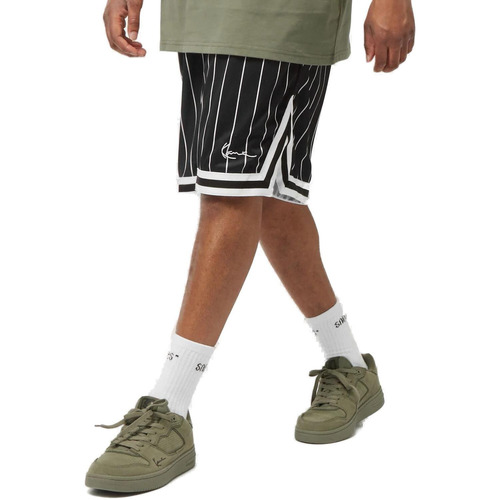 Abbigliamento Uomo Shorts / Bermuda Karl Kani SMALL SIGNATURE PINSTRIPE MESH 6014920 Nero
