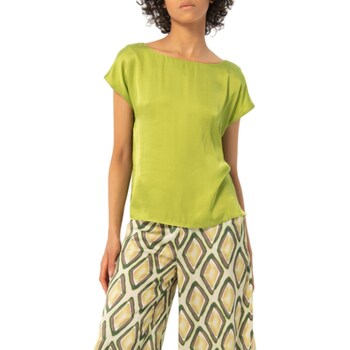 Abbigliamento Donna Polo maniche lunghe Surkana 524ESSA122 Verde