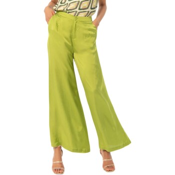 Abbigliamento Donna Pantaloni morbidi / Pantaloni alla zuava Surkana 524ESSA525 Verde