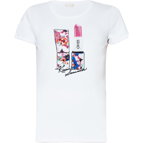 Abbigliamento Donna T-shirt maniche corte Liu Jo MA4393 J5003 Bianco