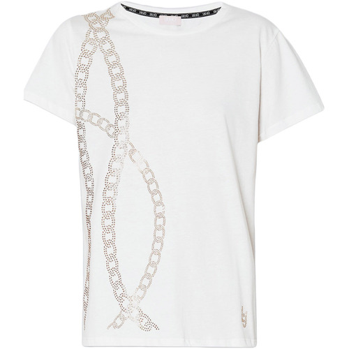 Abbigliamento Donna T-shirt maniche corte Liu Jo TA4197 J6040 Bianco