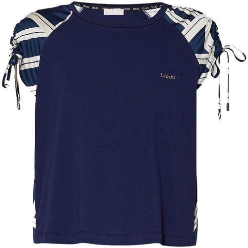 Abbigliamento Donna T-shirt maniche corte Liu Jo TA4255 T3810 Blu