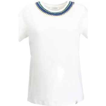 Abbigliamento Donna Vestiti Café Noir CafèNoir T-Shirt Bianco Bianco