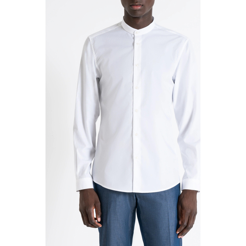 Abbigliamento Uomo Camicie maniche lunghe Antony Morato MMSL00692-FA400078 Bianco
