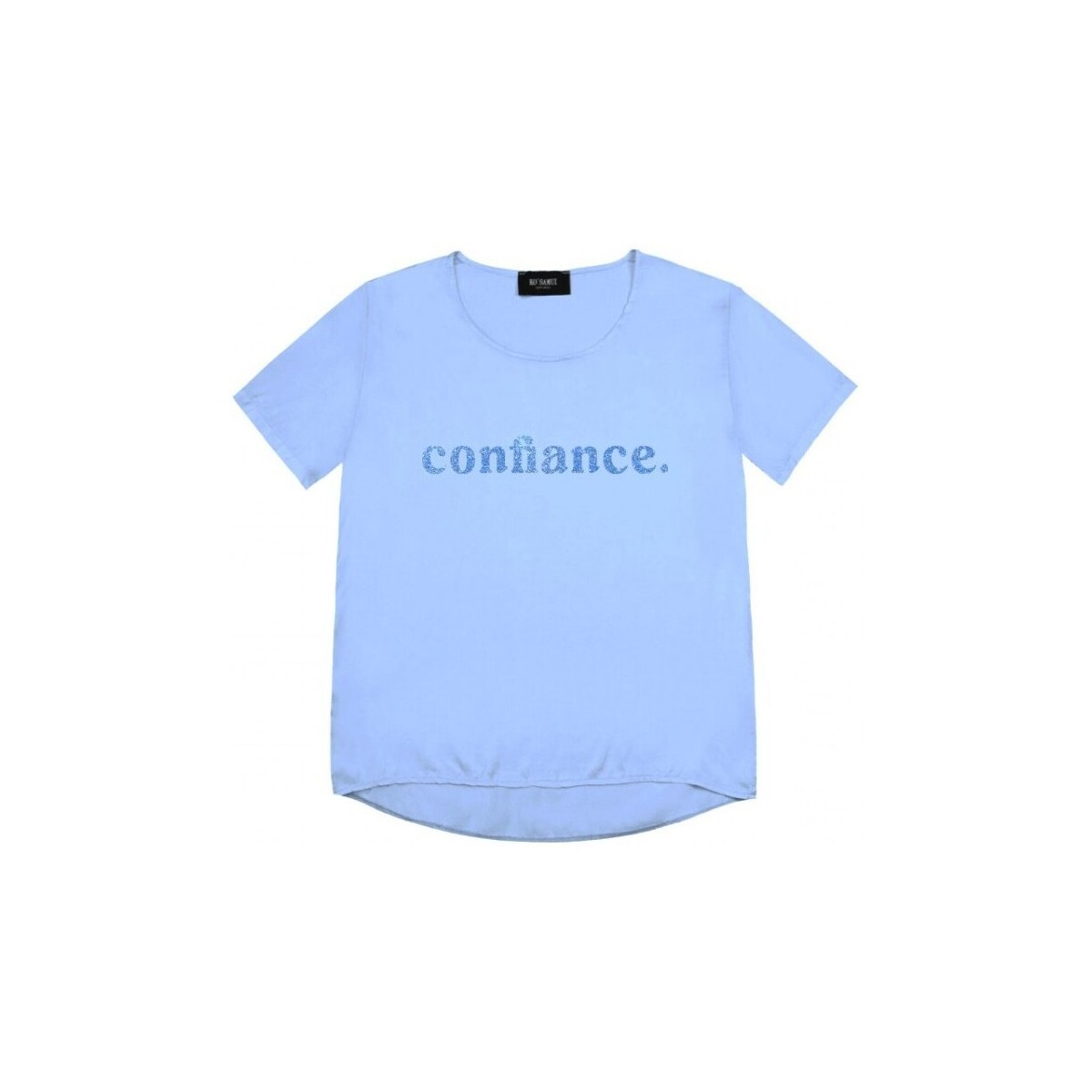 Abbigliamento Donna T-shirt & Polo Ko Samui Tailors T-Shirt Glitterata Confiance Blu