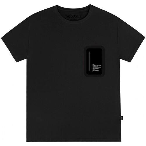 Abbigliamento Uomo T-shirt & Polo Ko Samui Tailors T-Shirt Repocket Nera Nero