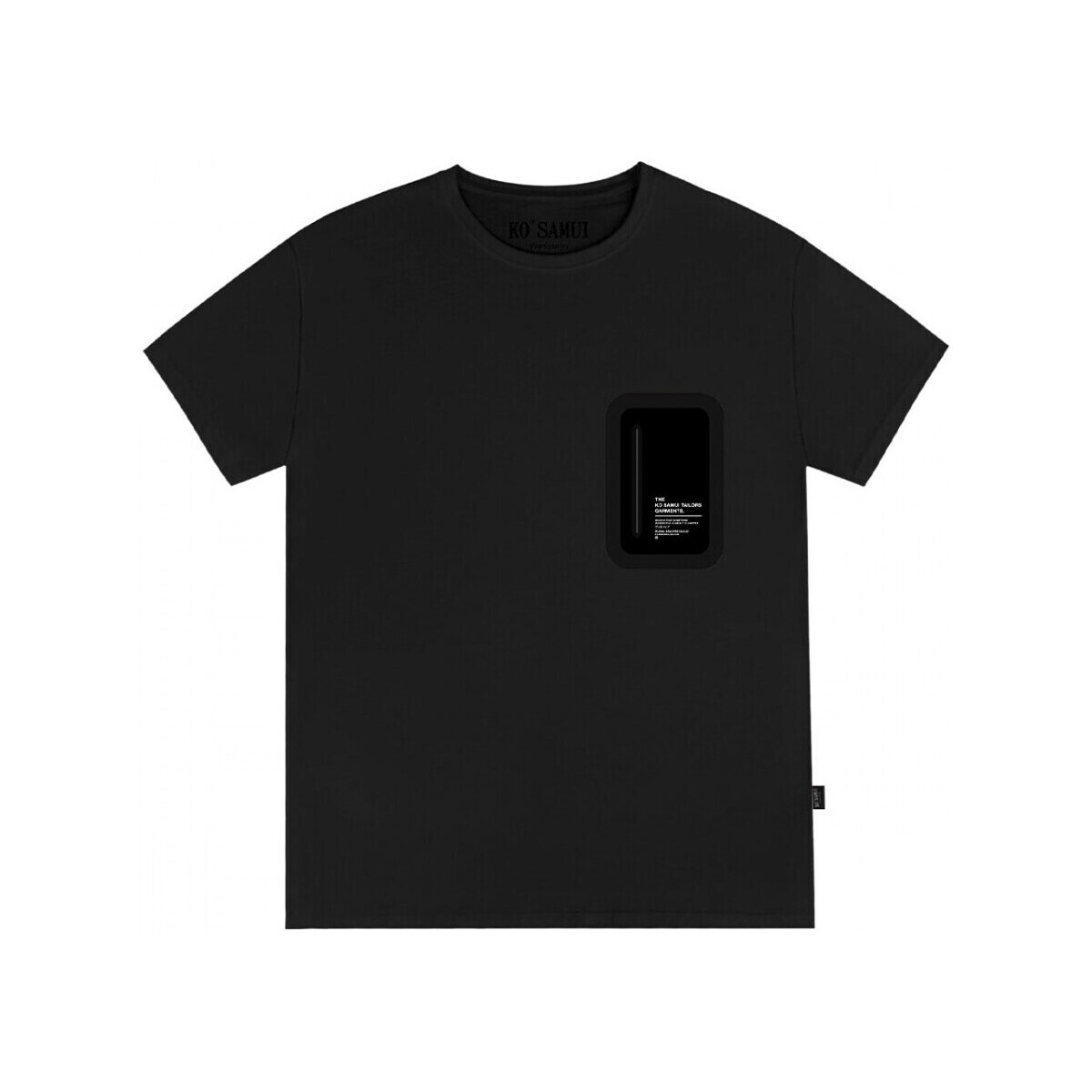 Abbigliamento Uomo T-shirt & Polo Ko Samui Tailors T-Shirt Repocket Nera Nero