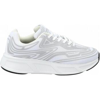 Scarpe Donna Sneakers Fessura CANVAS RUNFLEX 01 Bianco
