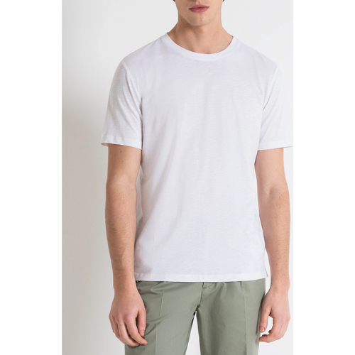 Abbigliamento Uomo T-shirt maniche corte Antony Morato MMKS02382-FA100139 Bianco