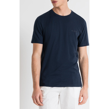 Abbigliamento Uomo T-shirt maniche corte Antony Morato MMKS02382-FA100139 Blu