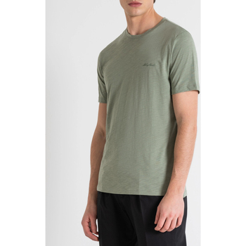 Abbigliamento Uomo T-shirt maniche corte Antony Morato MMKS02382-FA100139 Verde
