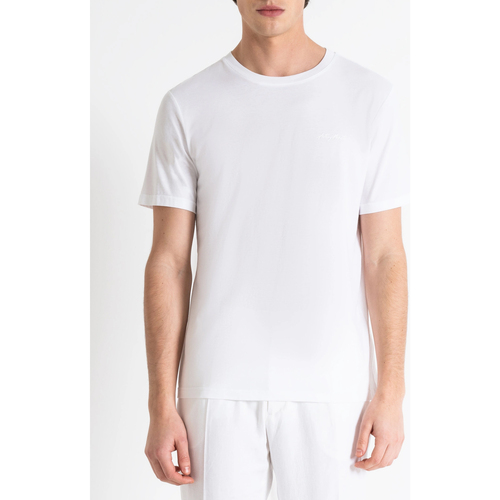 Abbigliamento Uomo T-shirt maniche corte Antony Morato MMKS02366-FA100231 Bianco