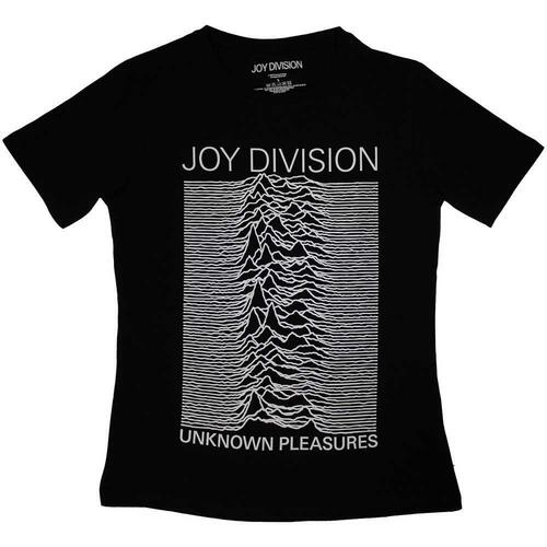 Abbigliamento Donna T-shirts a maniche lunghe Joy Division Unknown Pleasures Nero