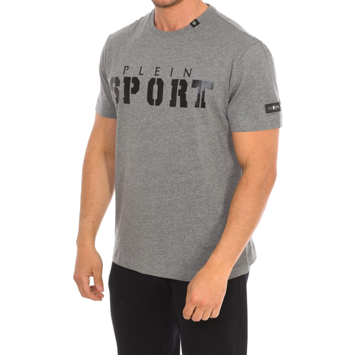 Abbigliamento Uomo T-shirt maniche corte Philipp Plein Sport TIPS400-94 Grigio