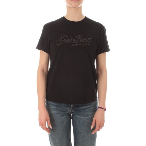 Abbigliamento Donna T-shirt maniche corte Mc2 Saint Barth EMILIE Nero