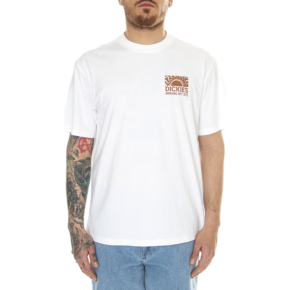 Abbigliamento Uomo T-shirt & Polo Dickies altville Tee  White Bianco