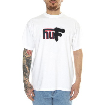 Abbigliamento Uomo T-shirt & Polo Huf Upside Downtown / Tee White Bianco