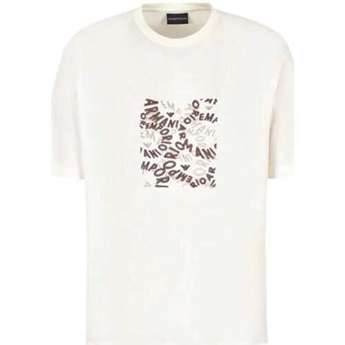 Abbigliamento Uomo T-shirt maniche corte Emporio Armani  Bianco
