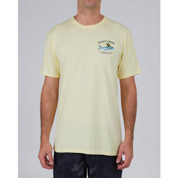 Abbigliamento Uomo T-shirt & Polo Salty Crew Rooster premium s/s tee Giallo
