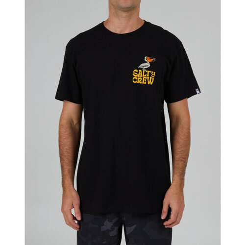 Abbigliamento Uomo T-shirt & Polo Salty Crew Seaside standard s/s tee Nero
