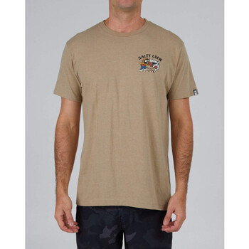 Abbigliamento Uomo T-shirt & Polo Salty Crew Fish fight standard s/s tee Beige