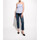 Abbigliamento Donna Jeans 3/4 & 7/8 Kaos Collezioni TOP A RIGHE Azzurro