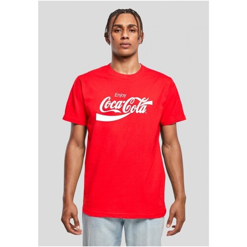 Abbigliamento Uomo T-shirt maniche corte Urban Classics COCA COLA LOGO TEE Rosso