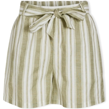 Abbigliamento Donna Shorts / Bermuda Vila Etni Shorts - Egret/Oil Green Beige