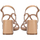 Scarpe Donna Sandali Bibi Lou Sandalo slingback nude con strass e tacco 