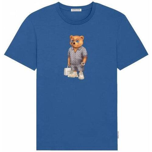 Abbigliamento Uomo T-shirt maniche corte Baron Filou T-shirt da uomo  FIL78-TS Blu