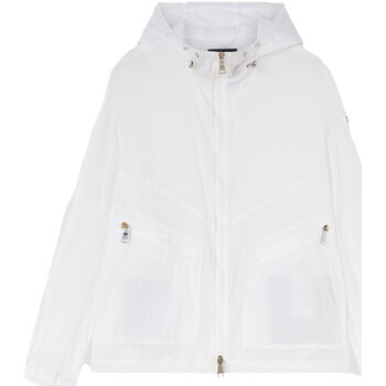 Abbigliamento Donna giacca a vento Add Giacca a vento bianca con zip Bianco