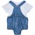 Abbigliamento Unisex bambino Tuta jumpsuit / Salopette Guess P4GG13K6YW0 2000000454719 Blu