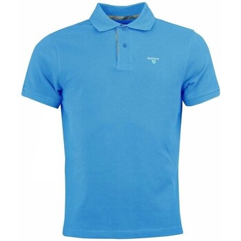 Abbigliamento Uomo T-shirt & Polo Barbour - POLO CON INSERTI TARTAN Blu