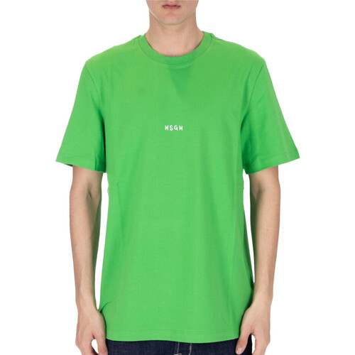 Abbigliamento Uomo T-shirt & Polo Msgm T-SHIRT Verde