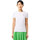 Abbigliamento Donna T-shirt maniche corte Lacoste T-SHIRT SLIM FIT IN JERSEY ELASTICIZZATO Bianco