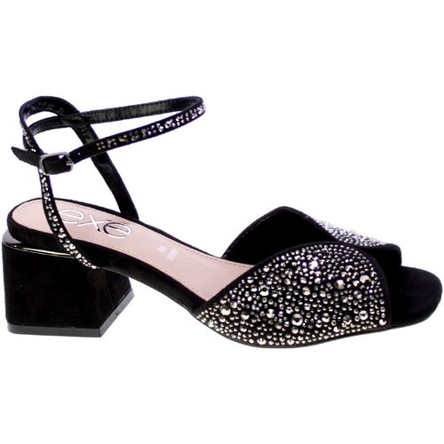 Scarpe Donna Sandali Exé Shoes Sandalo Donna Nero Carmen-137 Nero