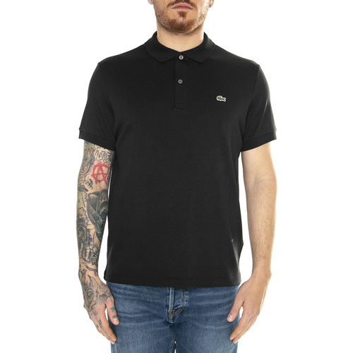 Abbigliamento Uomo T-shirt & Polo Lacoste Basic Mc-031 Polo Shirt Black Nero