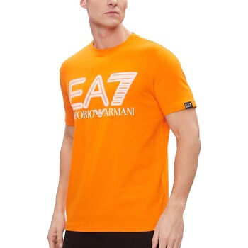 Abbigliamento Uomo T-shirt & Polo Emporio Armani EA7 T-Shirt Arancio